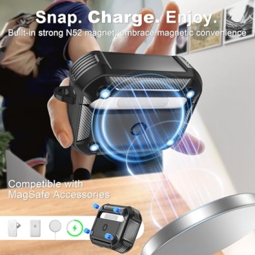 RFUNGUANGO AirPods Pro 3 Protective Case with Phone Holder