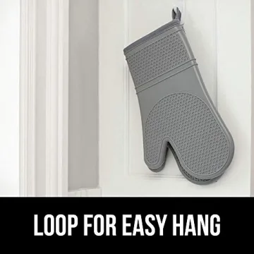 Gorilla Grip Silicone Oven Mitts for Safe Cooking