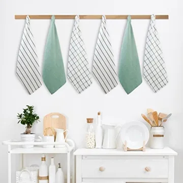 LANE LINEN Kitchen Towels Set - Stylish & Absorbent Dish Towels