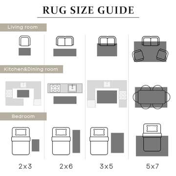 BILEEHOME Nursery Rug for Baby Girl Neutral Blush Pink Boho Floral Washable Soft Faux Wool Area Rugs for Living Room Bedroom,5x8