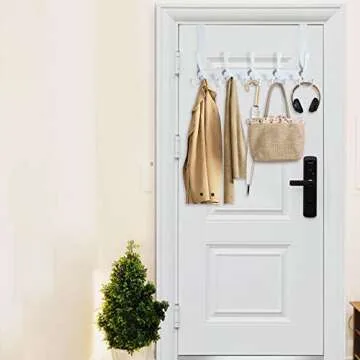 WEBI Over The Door Hook Rack for Towels and Coats