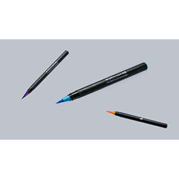 Watercolor Brush Pens - 24 Markers and Refillable Brush