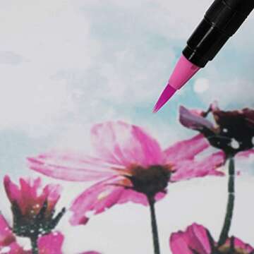 Watercolor Brush Pens - 24 Markers and Refillable Brush
