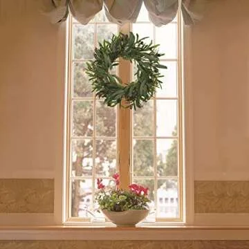 Elegant 20" Artificial Olive Wreath for Home Decor
