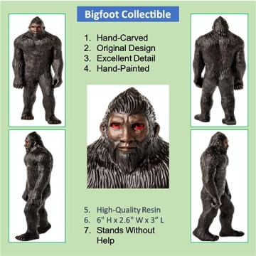 6-Inch Bigfoot Statue - Unique Gifts for Bigfoot Lovers