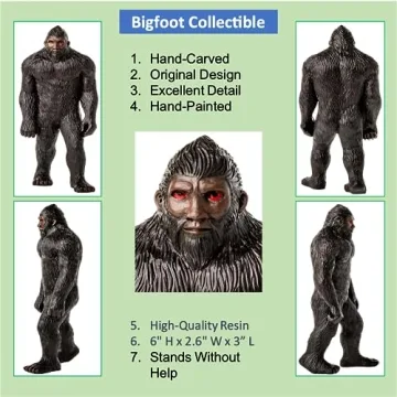 6-Inch Bigfoot Statue - Unique Gifts for Bigfoot Lovers