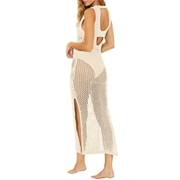 Ebifin Women’s Sexy Crochet Cover Up for Beach Fun