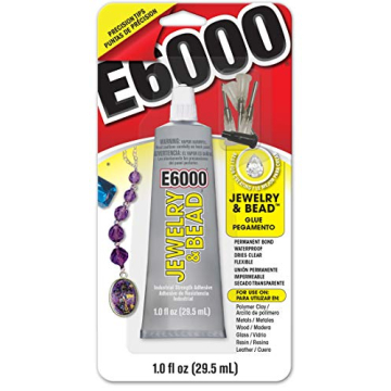 E6000 Jewelry Adhesive with Precision Applicators for Crafts