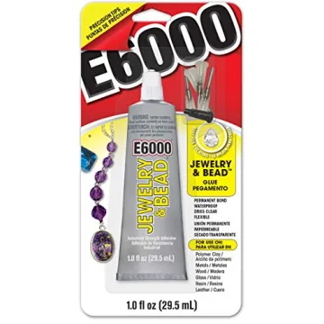 E6000 Jewelry Adhesive with Precision Applicators for Crafts