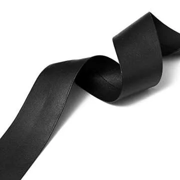 2-Yards 40mm Faux Leather Trim for Stylish Crafting