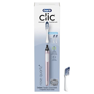 Elegant Oral-B Clic Toothbrush with Replacement Heads