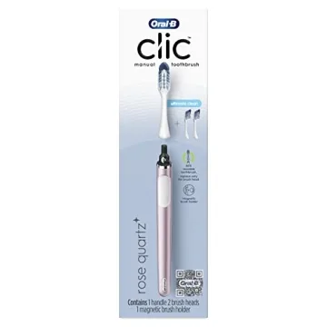 Elegant Oral-B Clic Toothbrush with Replacement Heads