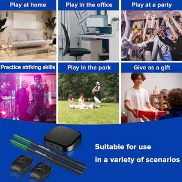 Portable Electronic Air Drum Set with 3D Motion Sensing