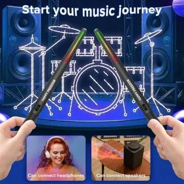 Portable Electronic Air Drum Set with 3D Motion Sensing