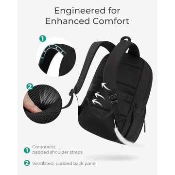 BAGSMAT Womens Backpack Travel Laptop Backpack for Women, Small Quilted College Laptop Backpack, Work Backpack for Women, Cute College Computer Bookbag Water-Resistant Casual Daypack, Puffer Champagne