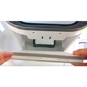 Nispira PEAIRPLG High Efficiency 3-in-1 True HEPA Replacement Carbon Compatible with Pure Enrichment Purezone Air Purifier 2 Filters