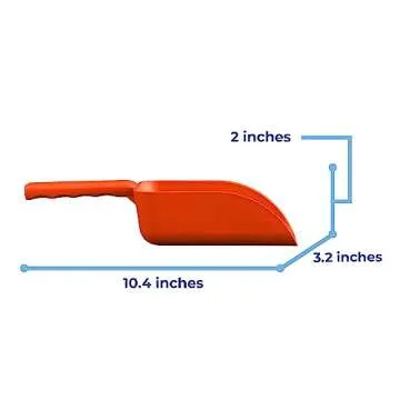 Vikan Remco 63007 Color-Coded Plastic Hand Scoop - BPA-Free Food-Safe Kitchen Utensils, Restaurant a...