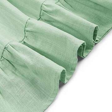 Toddler Cotton Linen Smocking Dress for Spring Summer