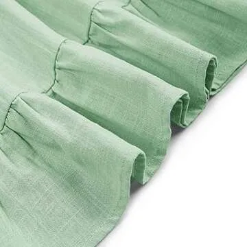 Toddler Cotton Linen Smocking Dress for Spring Summer