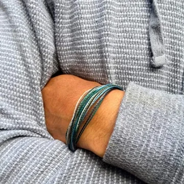 Handmade Woven Knot Bracelet for Men - Adjustable & Unique
