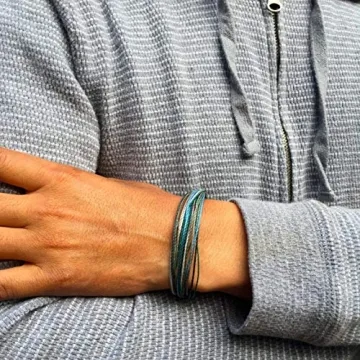 Handmade Woven Knot Bracelet for Men - Adjustable & Unique