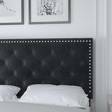 Catrimown Velvet Full Size Bed Frame - Stylish & Durable