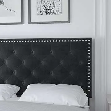 Catrimown Velvet Full Size Bed Frame - Stylish & Durable