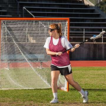 Champion Sports Colored Lacrosse Balls: Blue Official Size Sporting Goods Equipment for Professional, College & Grade School Games, Practices & Recreation - NCAA, NFHS and SEI Certified - 1 Pack