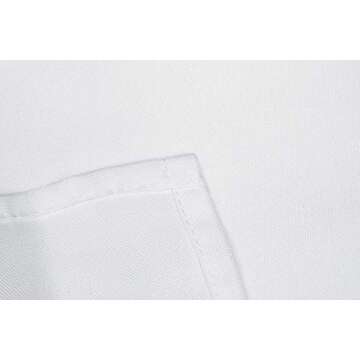 Utopia Kitchen Fitted Tablecloth - 6 Feet - 30 x 72 Inches (1, White)