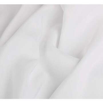 Utopia Kitchen Fitted Tablecloth - 6 Feet - 30 x 72 Inches (1, White)