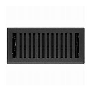 Hartford Ventilation Floor Register 4” x 10” - Newport Collection Metal Design with Scratch Resi...