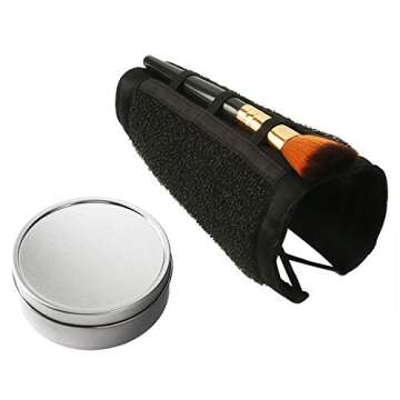 Pinkiou Makeup Brushes Color Removal Cleaner Sponge + Switch Armband Cleaner Arm Sponge 2 in 1 Set