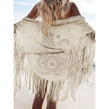 CHOiES Floral Cut Out Asymmetric Kimono Blouse for Women