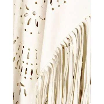 CHOiES Floral Cut Out Asymmetric Kimono Blouse for Women