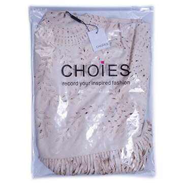 CHOiES Floral Cut Out Asymmetric Kimono Blouse for Women