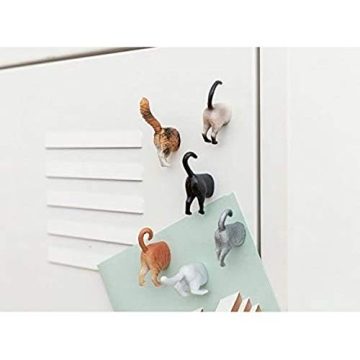 Hoovy Cat Butt Magnets: Cute Funny Refrigerator Decor