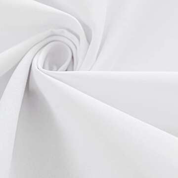 Felisa Blue Striped Shower Curtain Liner with Double Knot Fringe, Farmhouse Boho Fabric Shower Curtain for Bathroom,Machine Washable,72"x72"