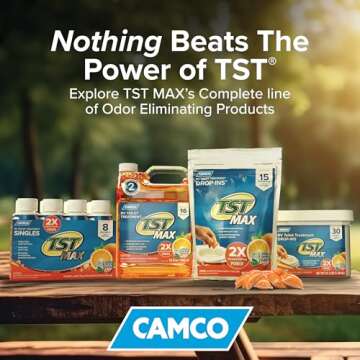Camco TST MAX RV Toilet Treatment Drop-Ins for Odor Control