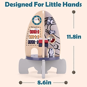 Montessori Activity Cube for 2nd Birthday Gift