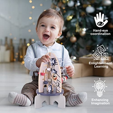 Montessori Activity Cube for 2nd Birthday Gift