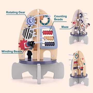 Montessori Activity Cube for 2nd Birthday Gift