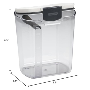 Progressive 4-Quart Airtight Flour Container for Bakers