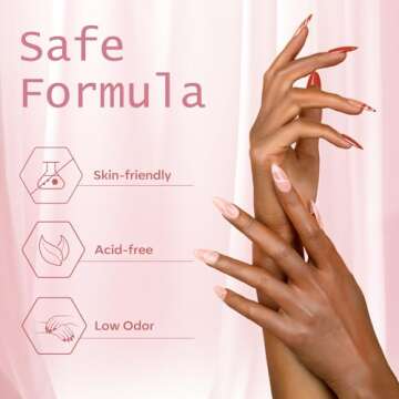 MODELONES 4.23oz Clear Nail Acrylic Powder Professional Nail Art Powder for Nail Extension French Nails