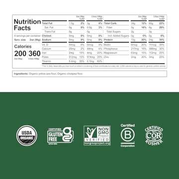 Chickapea Organic Chickpea Pasta - Healthy & Gluten-Free