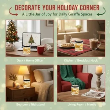 Positive Giraffe Jar with 60 Affirmation Cards