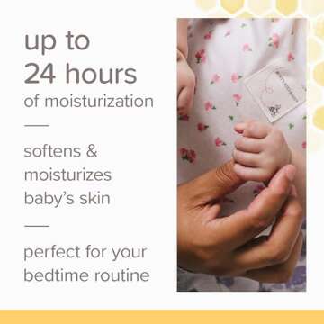 Burt's Bees Baby Nourishing Lotion with Lavender, Pediatrician Tested, 12 Ounces