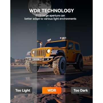 WOLFBOX G900 Mirror Dash Cam with 4K Front and 2.5K Rear