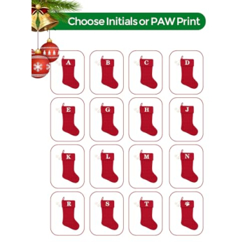 Personalized Red Knit Christmas Stockings for Holidays