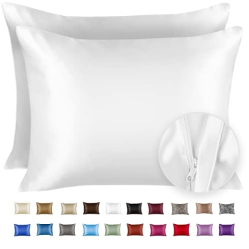 Luxury Satin Pillowcases for Hair & Skin - 2 Pack