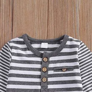 Charming Newborn Baby Boys Outfit Set for Fall Winter